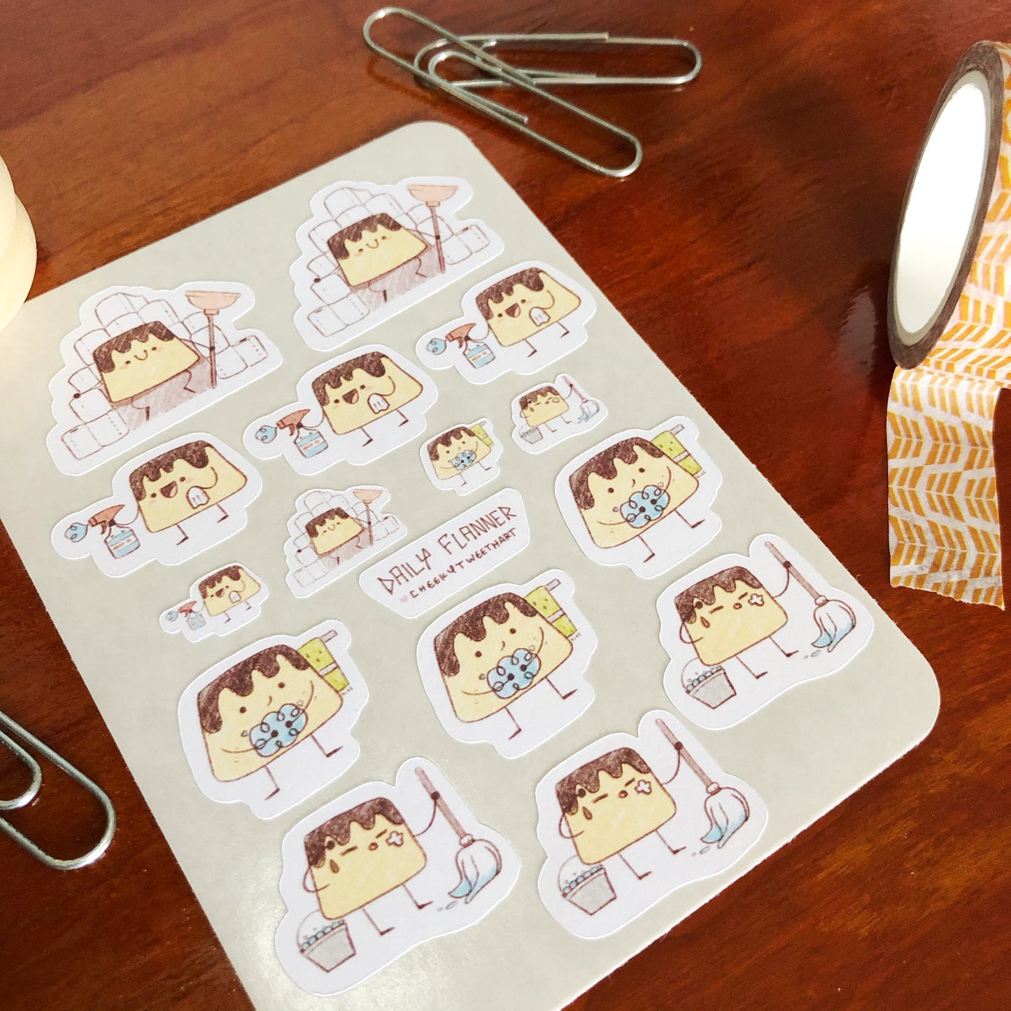 Flanner Social Distance Sticker Sheets - Kiss Cut