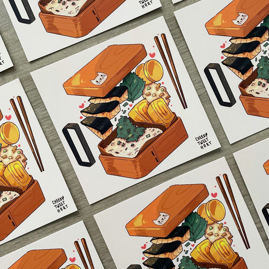 Saba Bento Japanese Food Art Prints #AP039