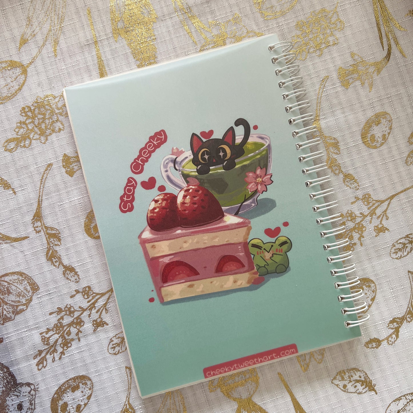 Strawberry Ribbert Frog Reusable Sticker Book #SB001