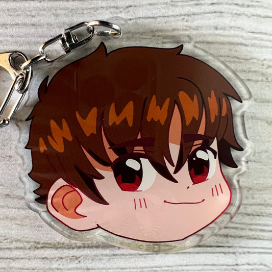 CCS Syaoran Anime Chibi Acrylic Charm Keychain Accessory #AC028