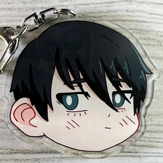 BL Rin Anime Chibi Acrylic Charm Keychain Accessory #AC019