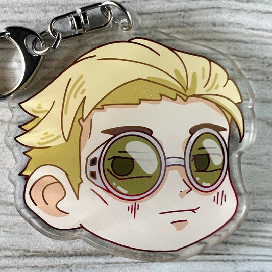 JJK Anime Chibi Nanami Acrylic Charm Keychain Accessory #AC053