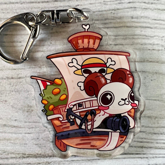 OP Anime Chibi Merry Acrylic Charm Keychain Accessory #AC065