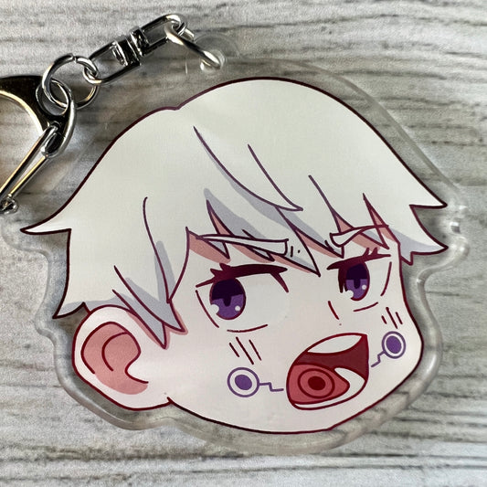 JJK Anime Chibi Inumaki Acrylic Charm Keychain Accessory #AC051