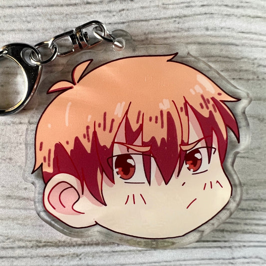 FB Anime Chibi Kyo Acrylic Charm Keychain Accessory #AC043