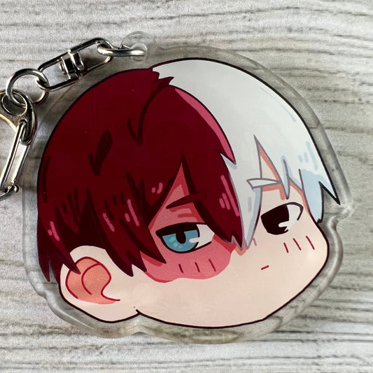 MHA Anime Chibi Todoroki Acrylic Charm Keychain Accessory #AC060