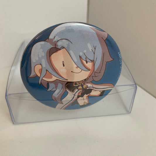 Genshin Impact Kamisato Ayato Pinback Button - 2.25 inch Badge #BUTT019