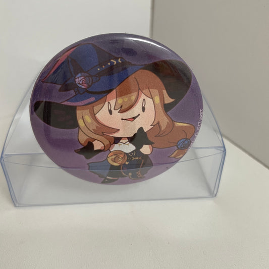 Genshin Impact Lisa Pinback Button - 2.25 inch Badge #BUTT023