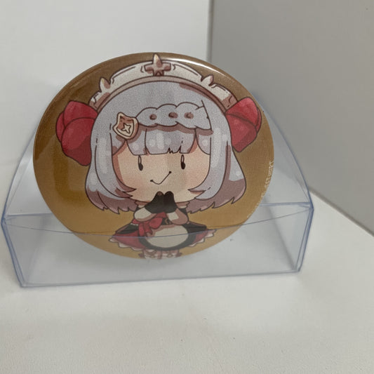 Genshin Impact Noelle Pinback Button - 2.25 inch Badge #BUTT026