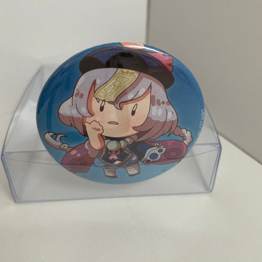 Genshin Impact Qiqi Pinback Button - 2.25 inch Badge #BUTT027