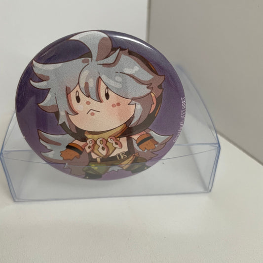 Genshin Impact Razor Pinback Button - 2.25 inch Badge #BUTT029