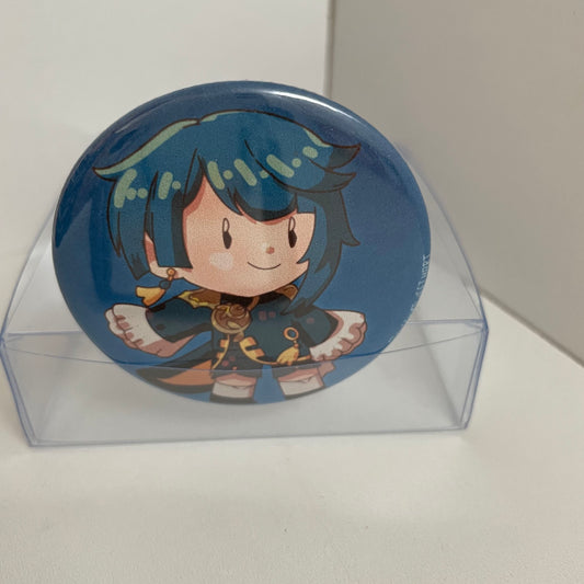 Genshin Impact Xingqiu Pinback Button - 2.25 inch Badge #BUTT042